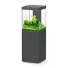 Ensemble aquarium équipé et meuble Tower coloris gris anthracite - 163 L