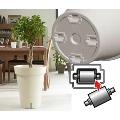 Ensemble de 6 galets roulants noirs pour pots Eda Poetic - Les 6 pièces