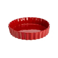 Ensemble de 2 tourtières en grès rouge - Ø 24,5 et 28 cm