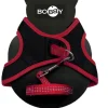 Ensemble sellerie pour chat coloris rouge pack harnais et laisse Bobby Safe - Taille XS