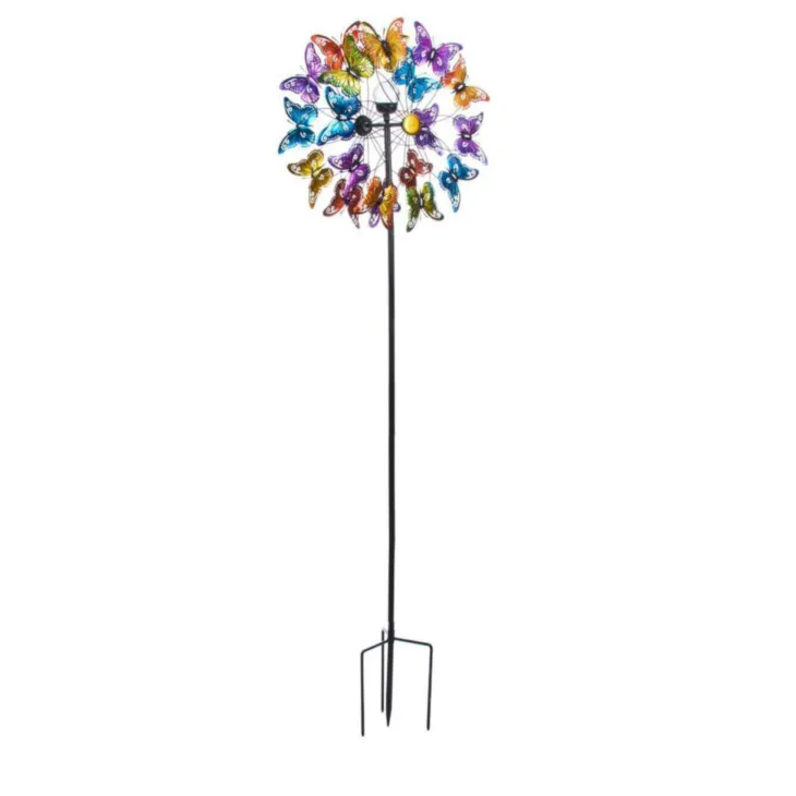 Eolienne solaire BeDazzled coloris multilcolore en métal Smartgarden - 214 x 58 x 26 cm