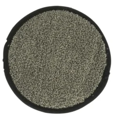 Eponge ronde exfoliante ramie coloris gris