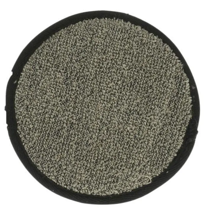 Eponge ronde exfoliante ramie coloris gris