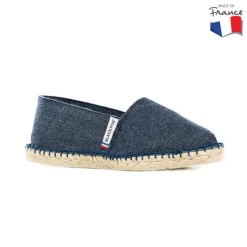 Espadrilles unies Blackfox Eneko Bleu jean