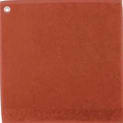 Essuie mains Oeillet Curl coloris orange - 50 x 50 cm