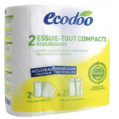 Essuie tout compact recyclé ECODOO x 2