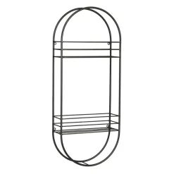 Etagère Andreas coloris noir en métal - 21 x 11 x 7,5 cm