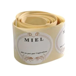Etiquettes décoratives pour pot de miel