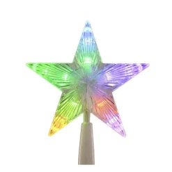 Etoile lumineuse LED à lumière animée multicolore sur secteur - 0,2 m