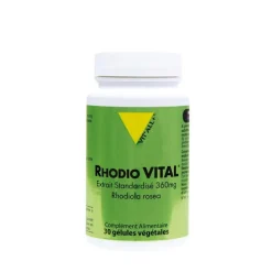 Extrait standardisé rhodio vital en boite de 30 gélules