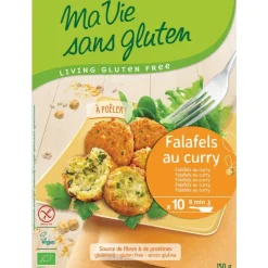 Falafels aux légumes et curry bio en sachet de 40 g