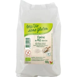 Farine de riz blanche sachet 500g