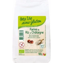 Farine de riz et châtaigne sans gluten 500 g