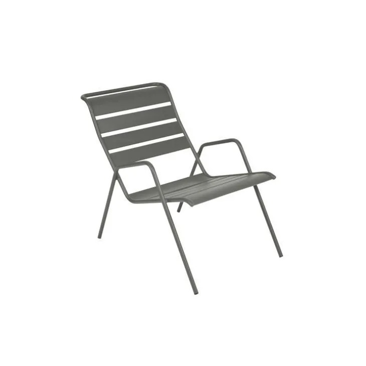 Fauteuil bas coloris romarin Monceau Fermob - 73 cm