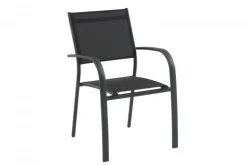 Fauteuil de jardin en aluminium et textilène Creador Tosca