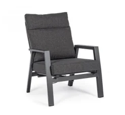 Fauteuil inclinable KLEDI - Anthracite - BIZZOTTO