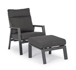 Fauteuil inclinable KLEDI - Anthracite - BIZZOTTO