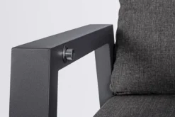 Fauteuil inclinable KLEDI - Anthracite - BIZZOTTO