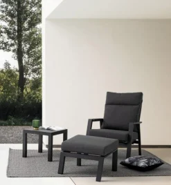 Fauteuil inclinable KLEDI - Anthracite - BIZZOTTO
