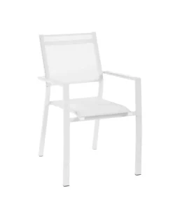 Fauteuil Malo en aluminium - 56 x 87 x 59 cm