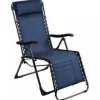 Fauteuil relax basculant, graphite et bleu, PROLOISIRS NEO