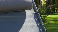 Fauteuil relax basculant, graphite et bleu, PROLOISIRS NEO