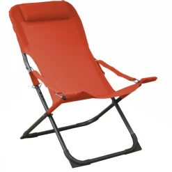 Fauteuil relax orange 127 x 61 x 28,5 cm