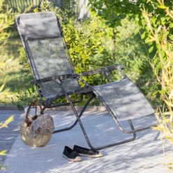 Fauteuil Relax R clip Colorblock Batyline® Terre tube Lafuma Mobilier - 68 x 88 x 115 cm