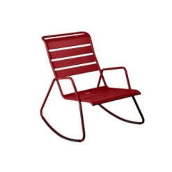 Fauteuil rocking chair coloris piment Monceau Fermob - 72 cm