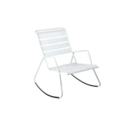 Fauteuil rocking chair coloris blanc coton Monceau Fermob - 72 cm