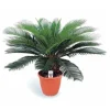 Faux palmier ou Cycas revoluta 90 cm. Le pot de 25 cm