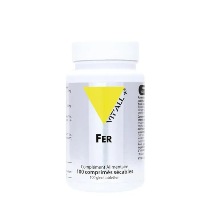 Fer bisglycinate vit’all + en format de 100 comprimés