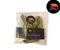 Feuilles de goyavier pour crevettes d'aquarium Gioiashrimp – Sachet de 10