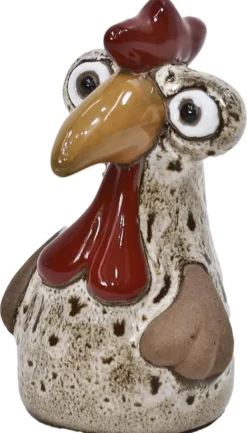 Figurine décorative en terre cuite émaillée Deroma Mini farmer - Ø 7 x 10 cm