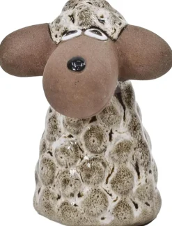 Figurine décorative en terre cuite émaillée Deroma Mini farmer - Ø 7 x 10 cm