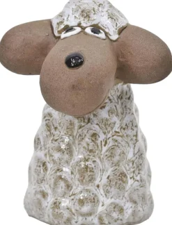 Figurine décorative en terre cuite émaillée Deroma Mini farmer - Ø 7 x 10 cm