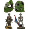 Figurine de pirate et tête de mort