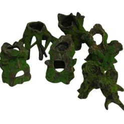 Figurine de tronc d’arbre et racines