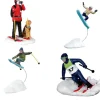 Figurine pour village de Noël Lemax Vail village Skieur