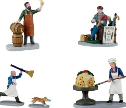 Figurine pour village de Noël Lemax Caddington thème travaux quotidien