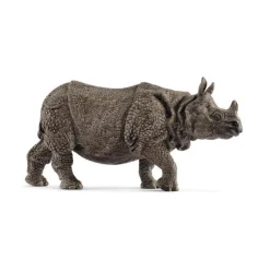 Figurine Rhinocéros Série Animaux sauvages 13,9x4,4x6,7 cm