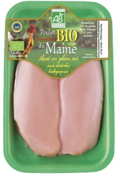Filet de poulet fermier bio IGP volaille du Maine - 300 g