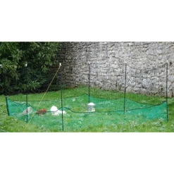 Filet-enclos pour poules petit modèle H 125 cm x 12 m
