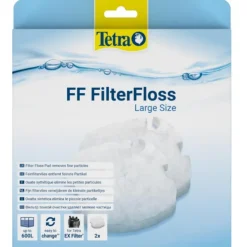 Filtre à eau large, Lot de 2 - TETRA FF FilterFloss - taille L