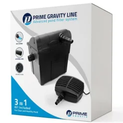 Filtre à gravité avec UV et pompe pour bassin PRIME AQUATIC Gravity Line 6000 - 6000L