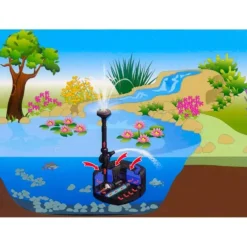 Filtre + UV + Pompe pour bassin, capacité 9 000L - SUNSUN BASSIN modèle CUF-3800