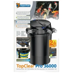 Filtre à UV pour bassin - SUPERFISH BASSIN Top Clear Pro 36000 - 36m³
