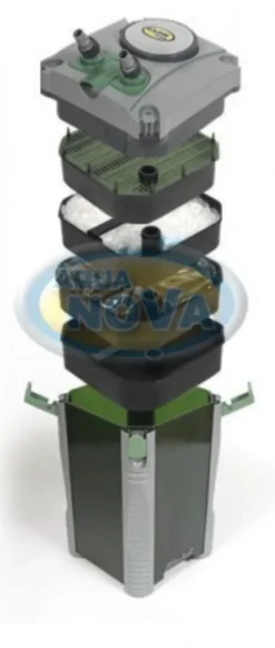 Filtre aquarium grande capacité pour 600L - AQUA NOVA modèle NCF-1500