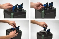 Filtre aquarium grande capacité pour 600L - AQUA NOVA modèle NCF-1500