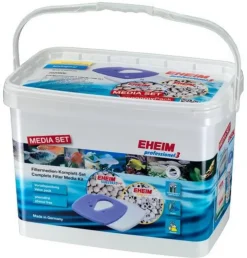 Filtre en non tissé et natte de filtration pour filtration mécanique et biologique aquarium coloris blanc EHEIM Média Set Professionnel 3